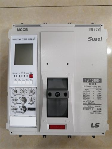 MCCB LS 4P 1000A 70kA ( TS1000H ) chỉnh dòng điện tử 7 bước  0.4~1.0In